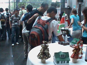 JS infostand bij IFES World Assembly 2011